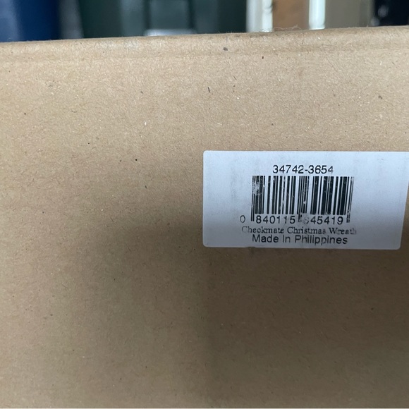 NWT Mackenzie Child Checkmate Wreath - Picture 10 of 10